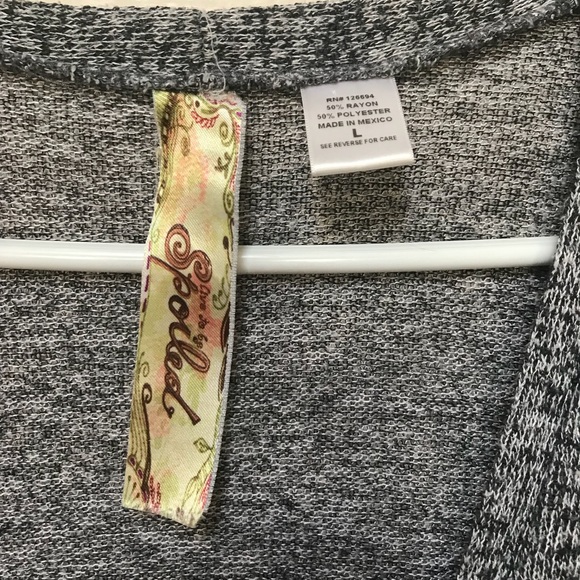 🎂 Spoiled • Heather Gray Buttoned Cardigan Large - Picture 7 of 7